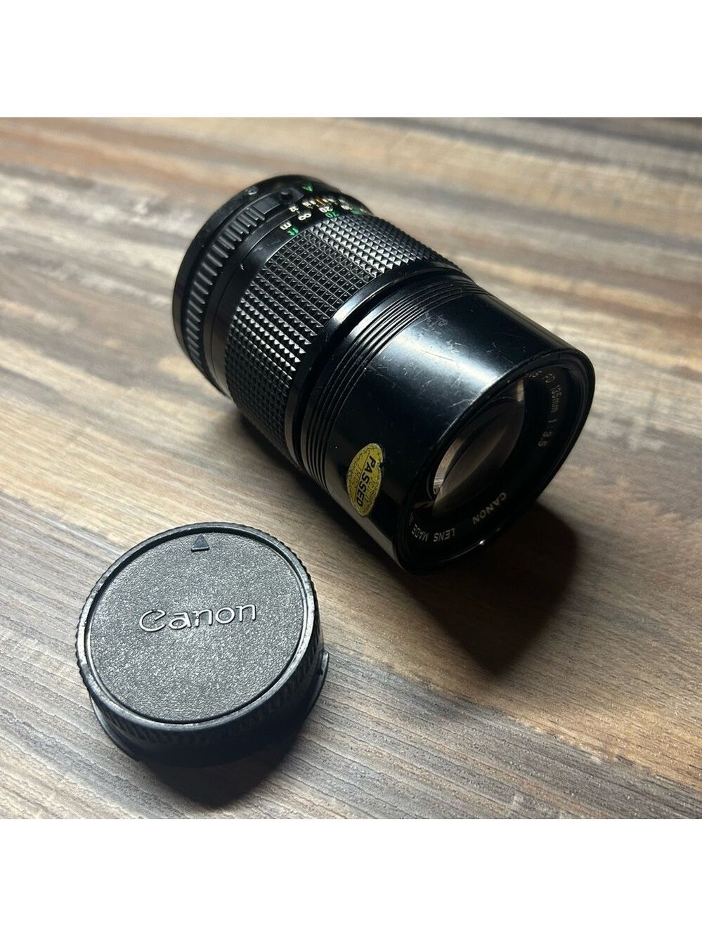 Canon FD 135mm f/3.5 Telephoto Lens – Manual Focus – Made in Japan
